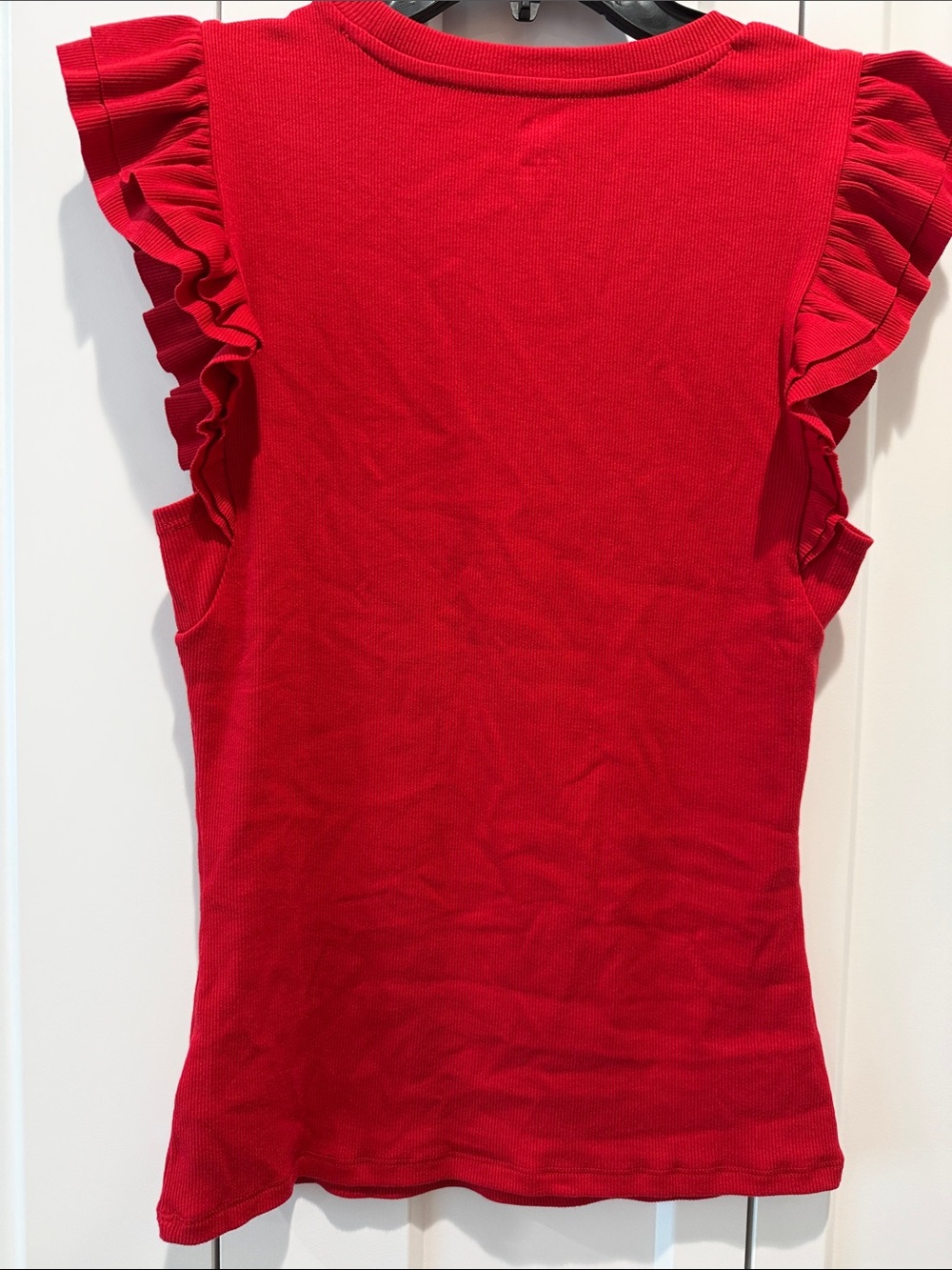 GAP Red Ruffle-Sleeve Tank - Picture 3 of 3